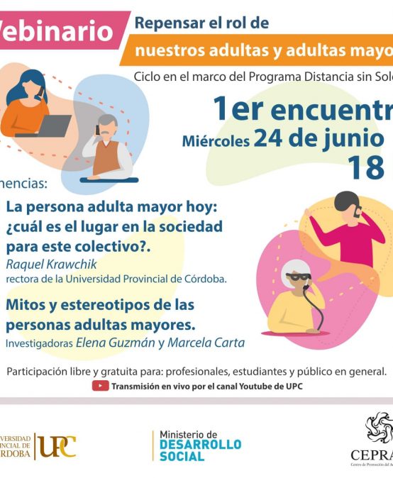 Webinario: Repensar el rol de las personas adultas mayores