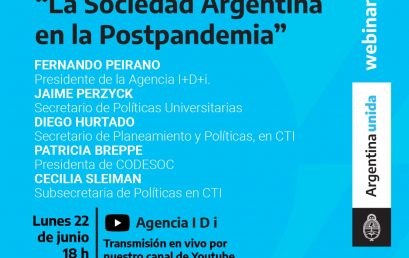 Convocatoria PISAC-COVID-19: La sociedad argentina en la Postpandemia