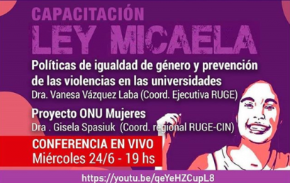 Mirá estas dos nuevas capacitaciones sobre Ley Micaela