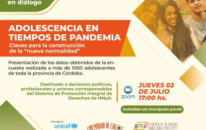 Charla: Adolescencia en tiempos de pandemia. Claves para la construcción de la nueva normalidad