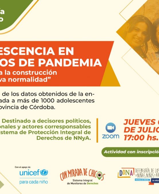 Charla: Adolescencia en tiempos de pandemia. Claves para la construcción de la nueva normalidad