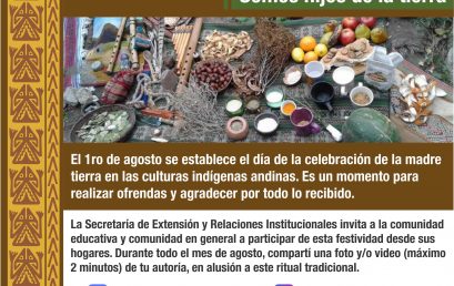 Sumate a la Celebración de la Pachamama – Somos hijos de la tierra