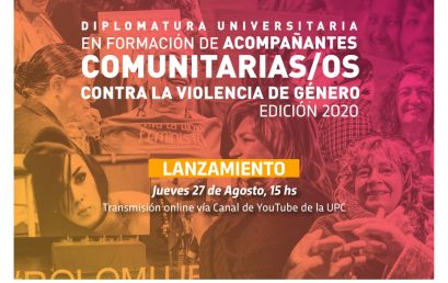 Tercera edición de la Diplomatura en Formación de Acompañantes Comunitarias/os contra la Violencia de Género