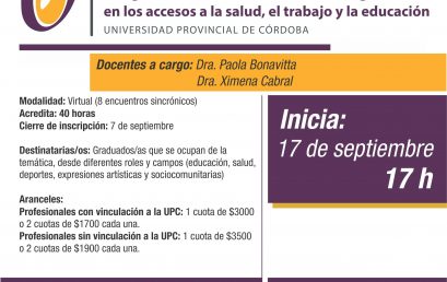 Prórroga para las inscripciones al curso: Perspectivas transfeministas, desigualdades, discriminaciones e imaginarios