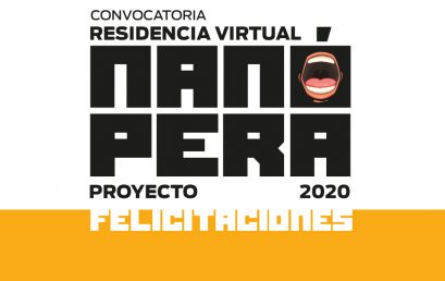 Resultados de la Convocatoria Nanópera 2020