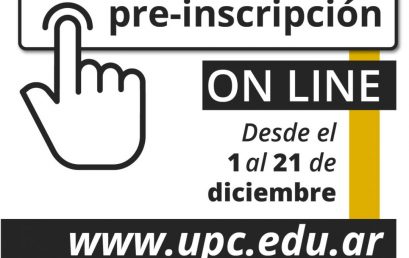 ¡Abrieron las preinscripciones para el 2021 en la Universidad Provincial de Córdoba!