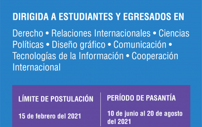 Hasta el 15 de febrero: postulate para el Programa de Pasantías de la OEA