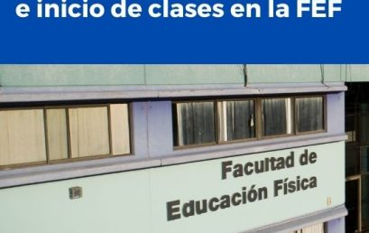 FEF: Prórroga para la inscripción a unidades curriculares e inicio de clases 2021