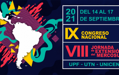 Inscripciones abiertas para el IX Congreso Nacional de Extensión y VIII Jornadas de Extensión del Mercosur