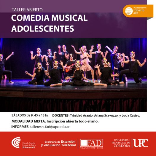 Taller abierto: Comedia Musical para Adolescentes