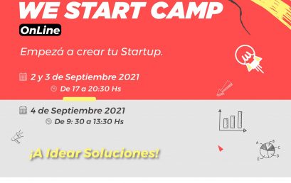 Se viene WE Start Camp, para empezar tu próxima startup