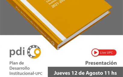 Invitamos al lanzamiento del Plan de Desarrollo Institucional de la UPC