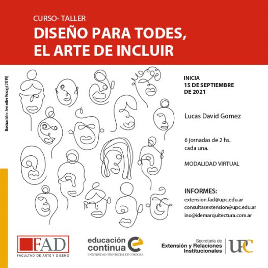 Curso- Taller: Diseño Para Todes, el Arte de Incluir – Inicia: 15/09/2021