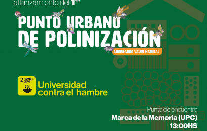 La UPC inaugura el primer Punto Urbano de Polinización