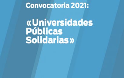 Invitación al Programa de Voluntariado Convocatoria 2021: «Universidades Públicas Solidarias»