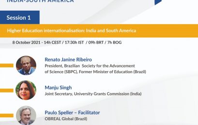 Internacionalización y cooperación en Educación Superior: SUDAMÉRICA e INDIA