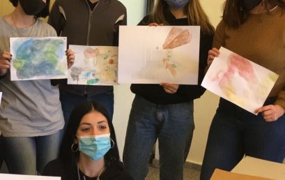 Presencialidad cuidada en Taller de trabajo con acuarelas para realizar croquis