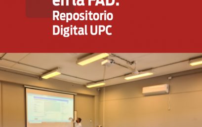 Avanza el Repositorio Digital de la UPC