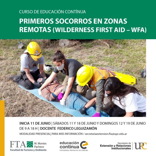 Primeros socorros en zonas remotas (Wilderness First Aid – WFA)