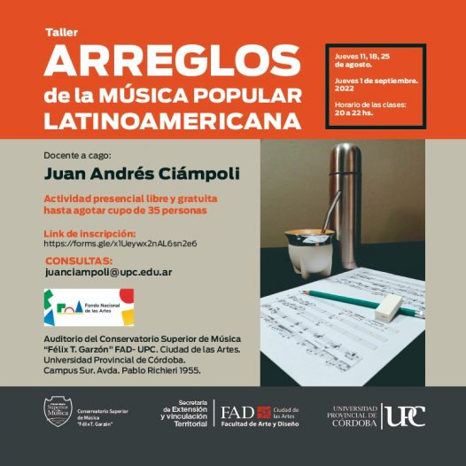 Taller de Arreglos de la música Popular Latinoamericana