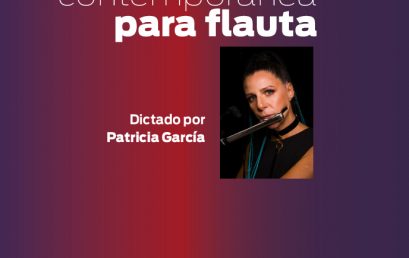 Invitación al “Taller de Introducción a la música contemporánea para flauta”