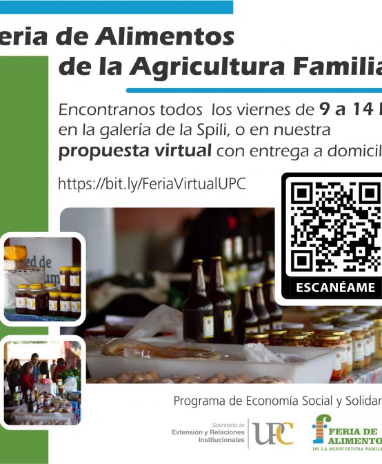 Te invitamos a la Feria de Alimentos de la Agricultura Familiar: Presencial y Virtual