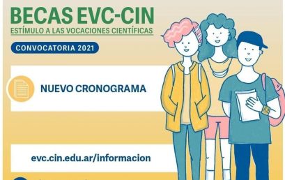 Becas EVC CIN 2021: Nuevo cronograma