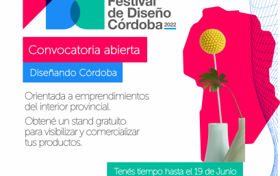 Se encuentran abiertas las Convocatorias para el Festival de Diseño Córdoba 2022