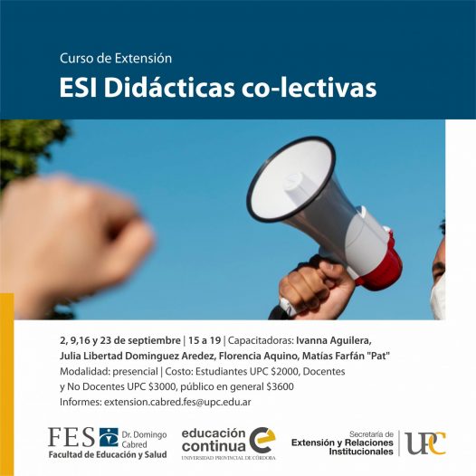 ESI Didácticas co-lectivas. Inicia: 02/09/2022