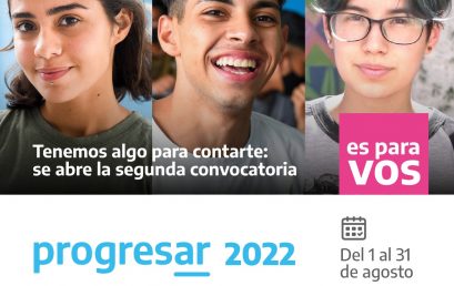 Becas Progresar: abrió la inscripción al segundo llamado