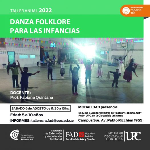 Taller anual: Danza Folklore para las infancias