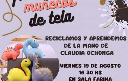 Taller de fabricación de muñecos de tela