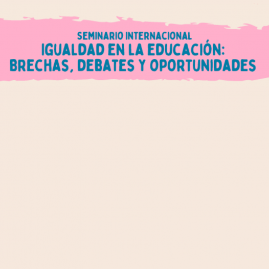 Seminario Internacional “Igualdad en la educación: brechas, debates y oportunidades”