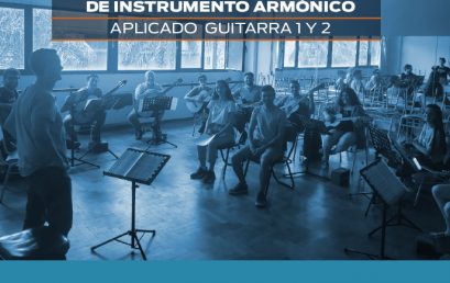 Invitación al Concierto Final de estudiantes de las cátedras de instrumento armónico aplicado- guitarra 1 y 2