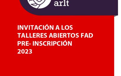 Invitación a pre- inscribirse en los Talleres Abiertos 2023