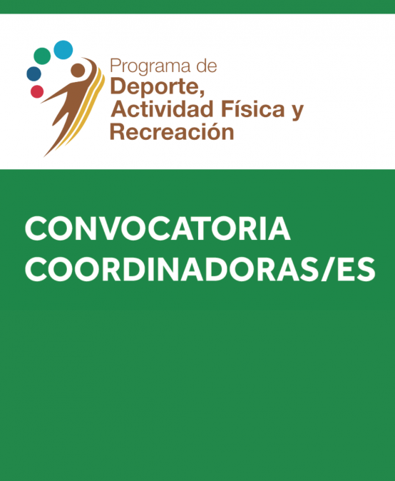 Convocatoria de Coordinadoras/es para las actividades del Programa Deporte, Actividad Física y Recreación de la UPC