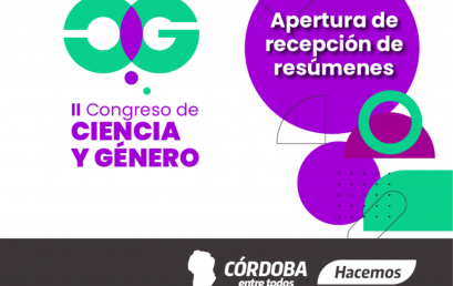 ¡Se extendió el plazo para presentar resúmenes para el II Congreso de Ciencia y Género!