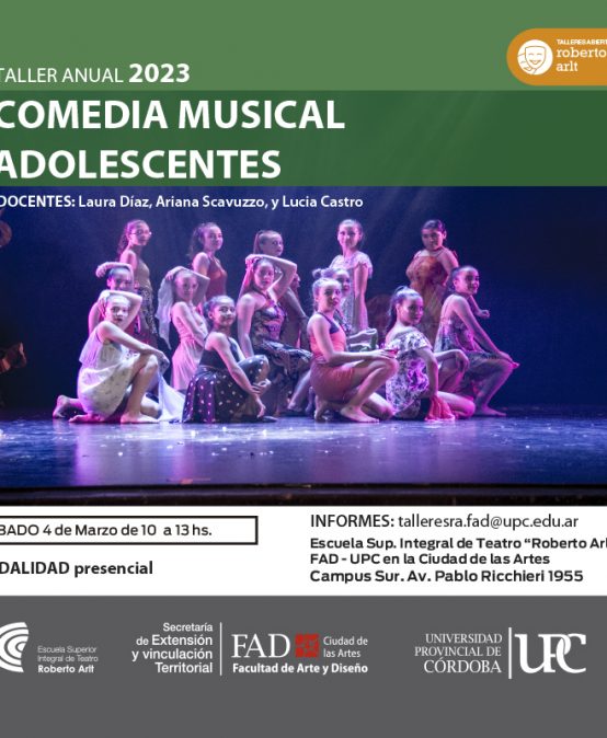 TALLER DE COMEDIA MUSICAL ADOLESCENTES