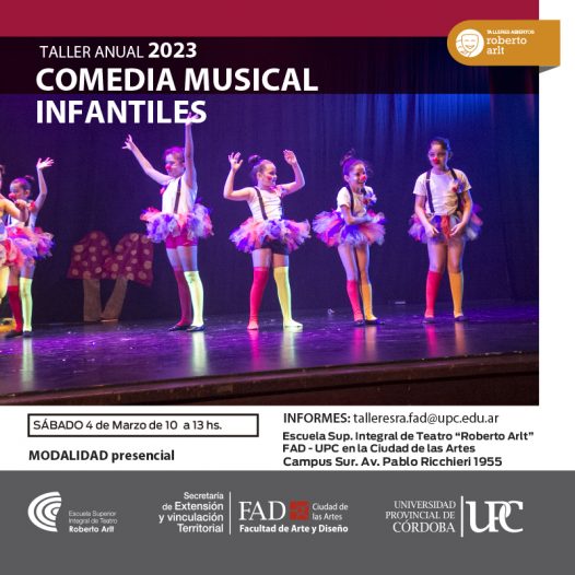 TALLER DE COMEDIA MUSICAL INFANTILES