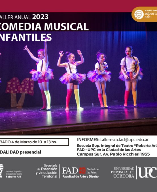 TALLER DE COMEDIA MUSICAL INFANTILES