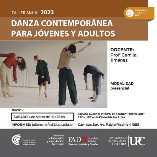 Taller de Danza Contemporánea para Jóvenes y Adultos