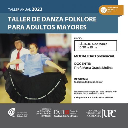 Taller de Danza Folklore para Adultos Mayores