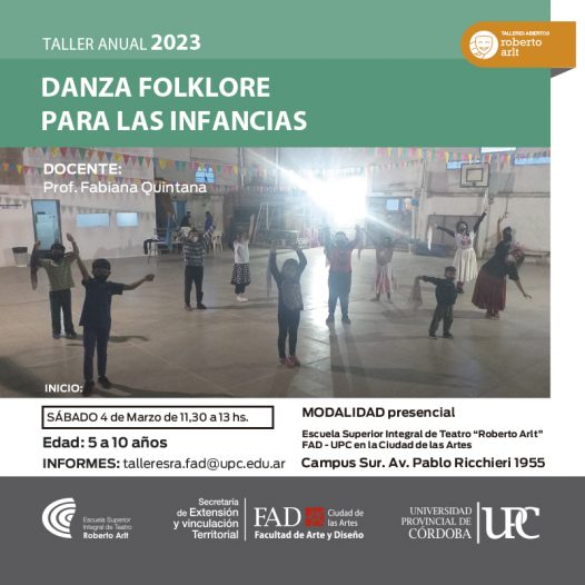 Taller de Danza Folklore para las infancias