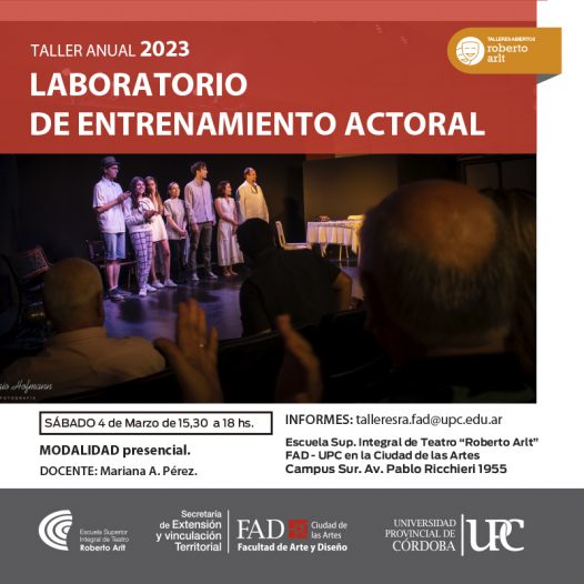 TALLER LABORATORIO DE ENTRENAMIENTO ACTORAL