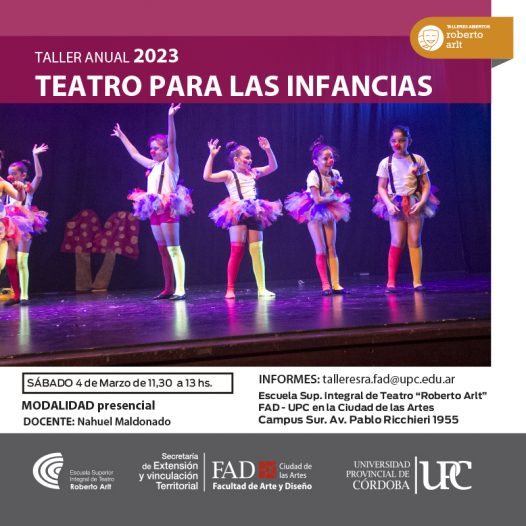 TALLER DE TEATRO para las infancias