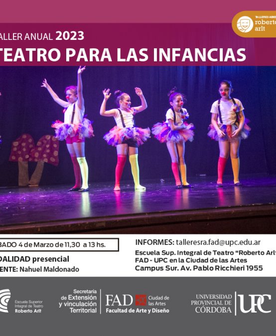 TALLER DE TEATRO para las infancias