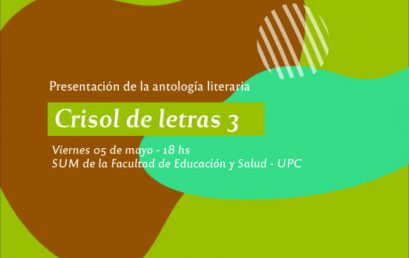 Presentación de “Crisol de Letras 3”, reunión de textos de los autores que integran el Taller de Narraciones Colectivas de la FES, César Olmos y el Taller de Escritura de Fundación Otium