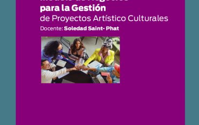 Invitación al Taller de Modelos de Negocios para la Gestión de Proyectos Artístico- Culturales