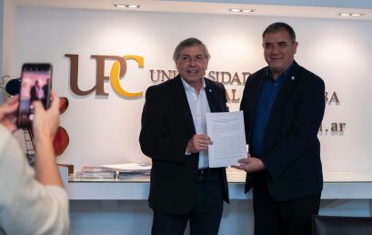 Nuevo convenio entre la UPC y el Ministerio de Desarrollo Social de Córdoba