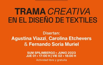 Invitación a las 2ª Jornadas de Diseño/ Pre- Congreso 2024: Trama Creativa en el Diseño de Textiles